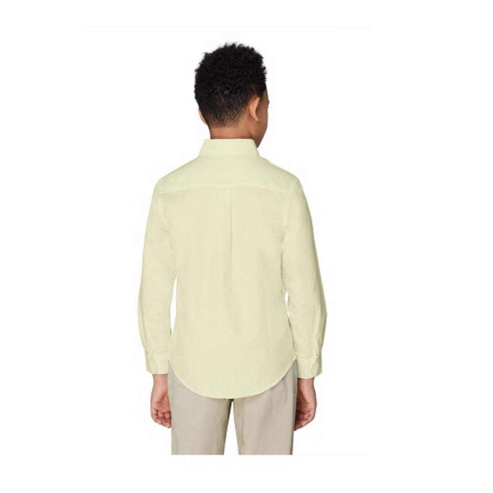 EDDIE BAUER BOY'S LONG SLEEVE SHIRT YELLOW SIZE 12 (NEW WITH TAGS) - Picture 2 of 2